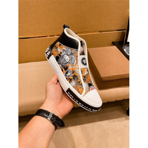 Replica Versace High Tops Shoes For Men #935447 $80.00 USD for Wholesale