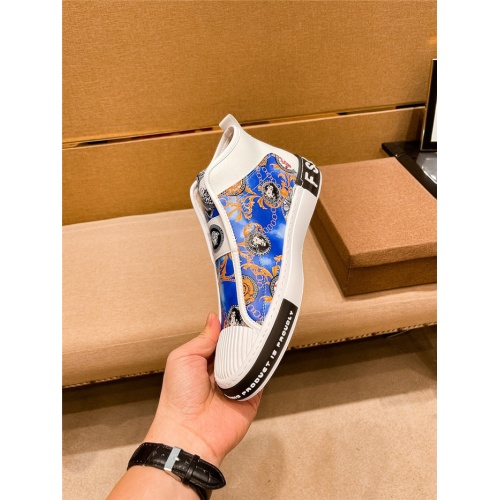 Replica Versace High Tops Shoes For Men #935450 $80.00 USD for Wholesale