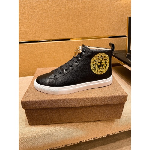 Replica Versace High Tops Shoes For Men #935451 $80.00 USD for Wholesale
