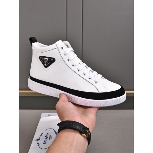 Replica Prada High Tops Shoes For Men #935483 $82.00 USD for Wholesale