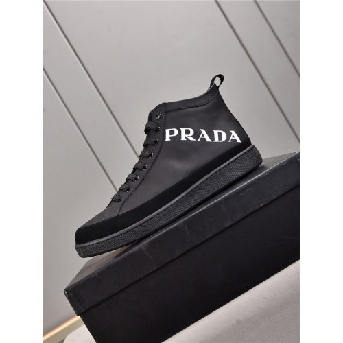 Replica Prada High Tops Shoes For Men #935484 $82.00 USD for Wholesale