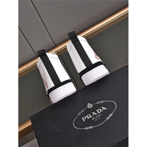 Replica Prada High Tops Shoes For Men #935485 $82.00 USD for Wholesale