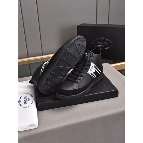 Replica Prada High Tops Shoes For Men #935486 $82.00 USD for Wholesale