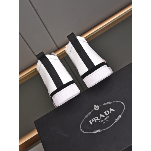 Replica Prada High Tops Shoes For Men #935487 $82.00 USD for Wholesale