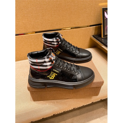 Burberry High Tops Shoes For Men #935491 $80.00 USD, Wholesale Replica Burberry High Tops Shoes