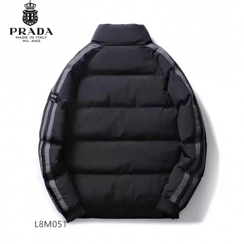 Replica Prada Down Feather Coat Long Sleeved For Men #935837 $72.00 USD for Wholesale