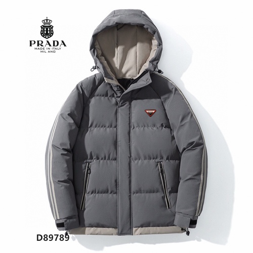 Prada Down Feather Coat Long Sleeved For Men #935850