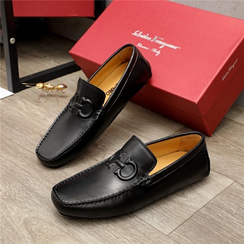 Salvatore Ferragamo Leather Shoes For Men #936049 $72.00 USD, Wholesale Replica Salvatore Ferragamo Leather Shoes