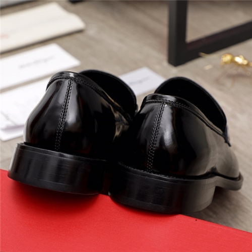 Replica Salvatore Ferragamo Leather Shoes For Men #936051 $92.00 USD for Wholesale