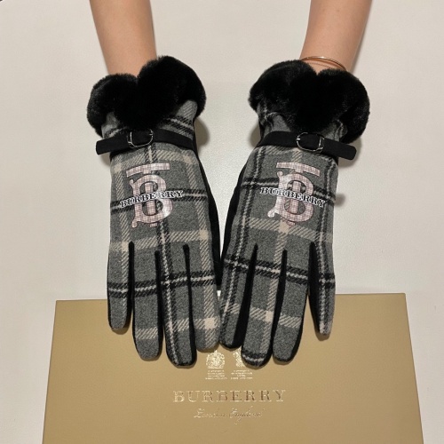 Replica Burberry Gloves #936091 $40.00 USD for Wholesale