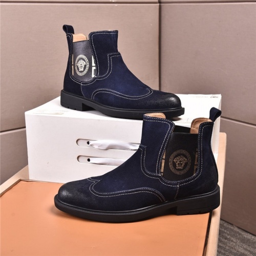 Replica Versace Boots For Men #936144 $112.00 USD for Wholesale
