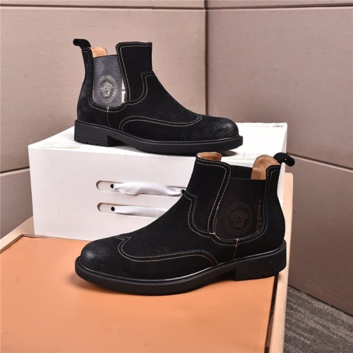 Replica Versace Boots For Men #936145 $112.00 USD for Wholesale