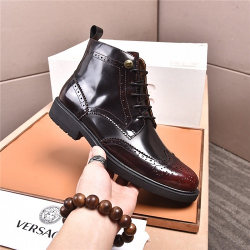 Replica Versace Boots For Men #936146 $118.00 USD for Wholesale