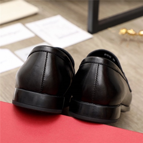 Replica Salvatore Ferragamo Leather Shoes For Men #936175 $92.00 USD for Wholesale