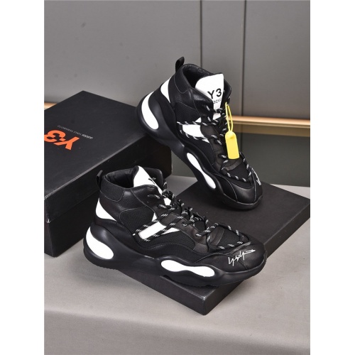 Y-3 High Tops Shoes For Men #936185 $92.00 USD, Wholesale Replica Y-3 High Tops Shoes