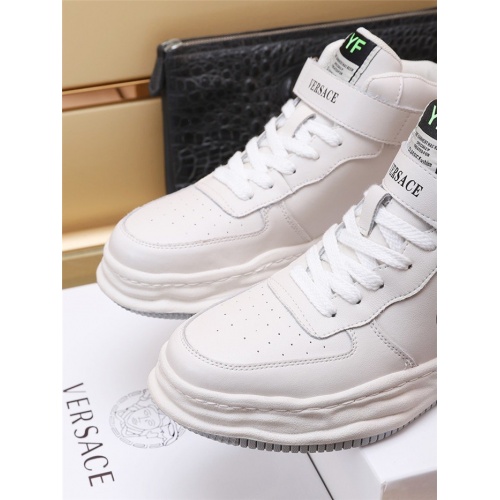 Replica Versace High Tops Shoes For Men #936203 $85.00 USD for Wholesale