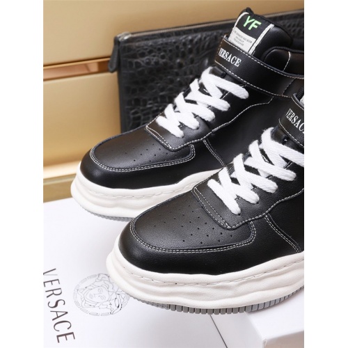 Replica Versace High Tops Shoes For Men #936204 $85.00 USD for Wholesale