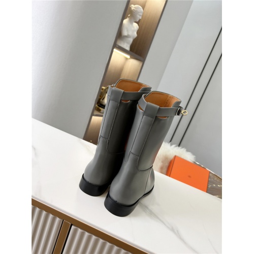 Replica Hermes Boots For Women #936213 $98.00 USD for Wholesale