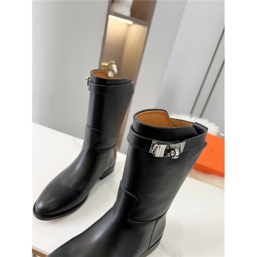 Replica Hermes Boots For Women #936214 $98.00 USD for Wholesale