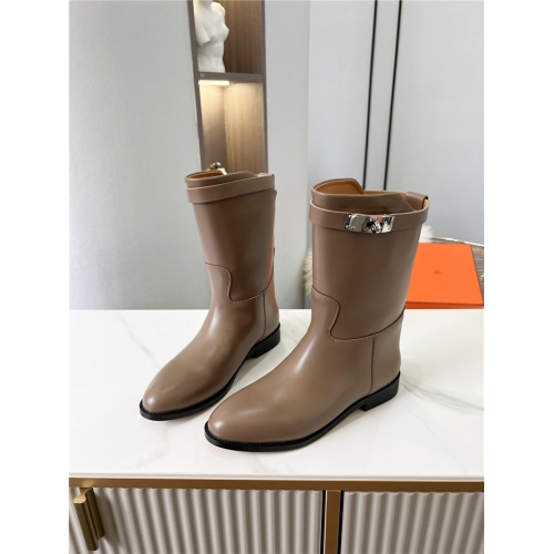Hermes Boots For Women #936215 $98.00 USD, Wholesale Replica Hermes Boots