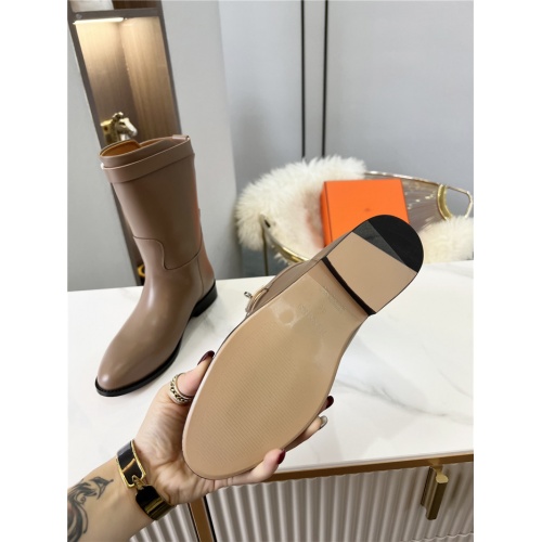 Replica Hermes Boots For Women #936215 $98.00 USD for Wholesale
