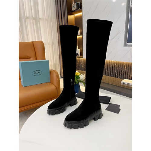 Replica Prada Boots For Women #936217 $115.00 USD for Wholesale