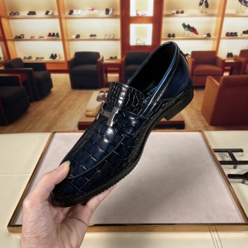 Replica Hermes Leather Shoes For Men #936227 $85.00 USD for Wholesale