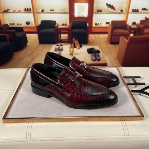 Hermes Leather Shoes For Men #936228 $85.00 USD, Wholesale Replica Hermes Leather Shoes