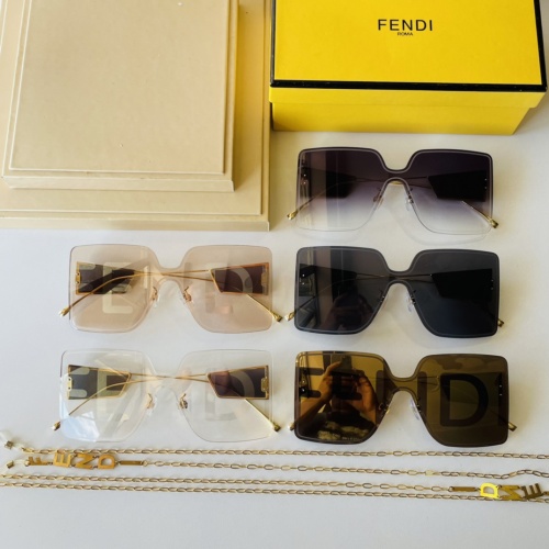 Replica Fendi AAA Quality Sunglasses #936478 $64.00 USD for Wholesale