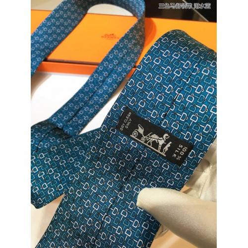Replica Hermes Necktie For Men #936538 $60.00 USD for Wholesale