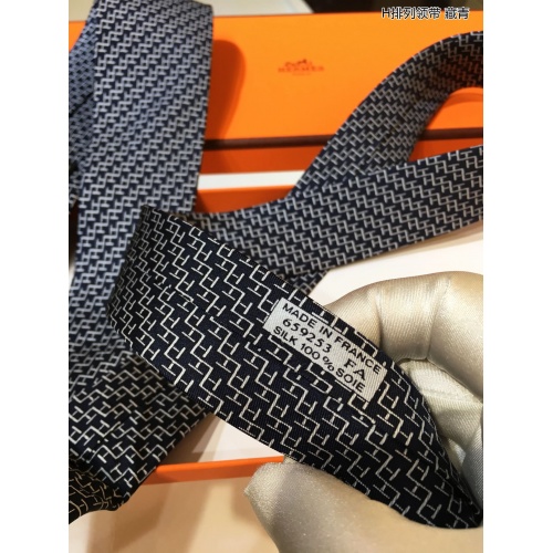 Replica Hermes Necktie For Men #936544 $60.00 USD for Wholesale