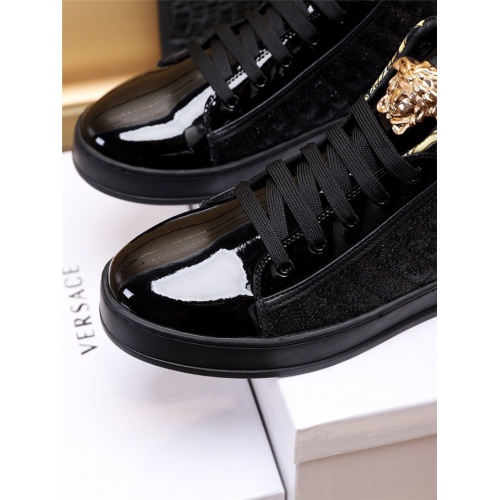 Replica Versace High Tops Shoes For Men #936685 $82.00 USD for Wholesale