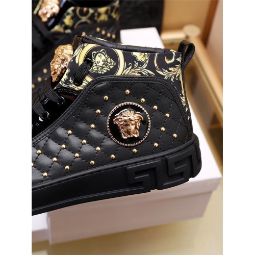 Replica Versace High Tops Shoes For Men #936687 $82.00 USD for Wholesale