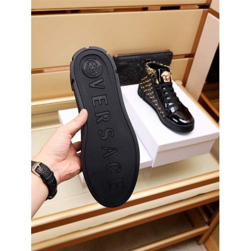 Replica Versace High Tops Shoes For Men #936687 $82.00 USD for Wholesale