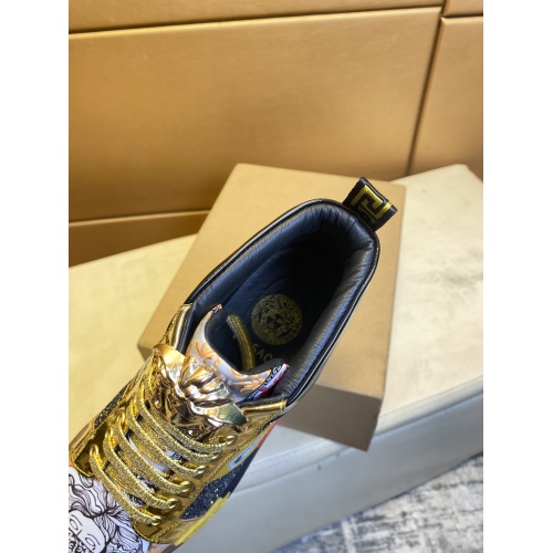 Replica Versace High Tops Shoes For Men #936822 $80.00 USD for Wholesale