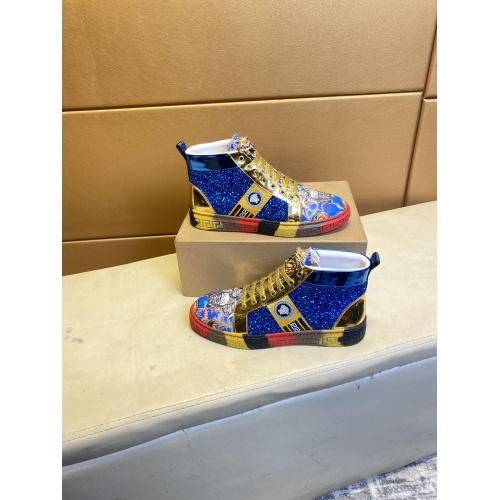 Replica Versace High Tops Shoes For Men #936827 $80.00 USD for Wholesale