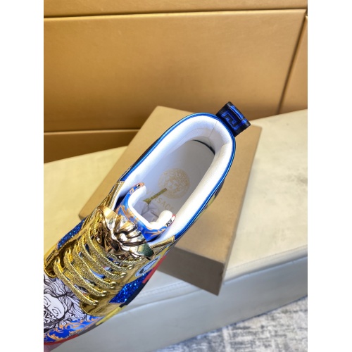 Replica Versace High Tops Shoes For Men #936827 $80.00 USD for Wholesale