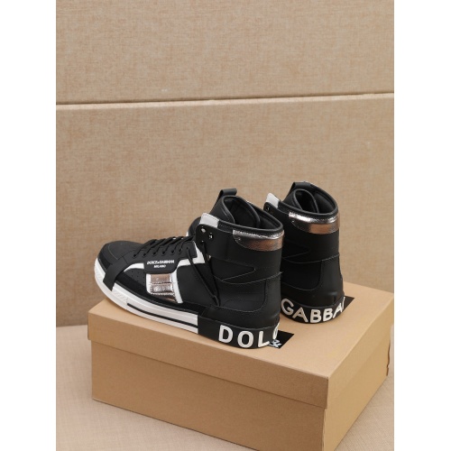 Replica Dolce & Gabbana D&G High Top Shoes For Men #936828 $92.00 USD for Wholesale