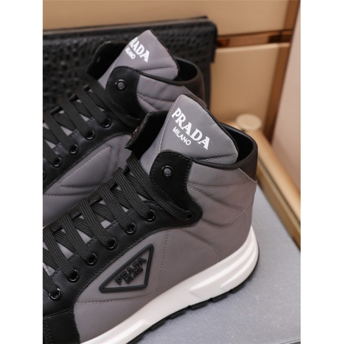 Replica Prada High Tops Shoes For Men #936953 $92.00 USD for Wholesale
