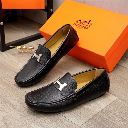 Hermes Leather Shoes For Men #937079 $72.00 USD, Wholesale Replica Hermes Leather Shoes