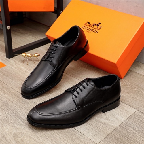 Hermes Leather Shoes For Men #937095 $105.00 USD, Wholesale Replica Hermes Leather Shoes