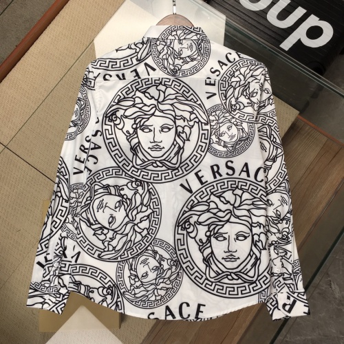 Replica Versace Shirts Long Sleeved For Men #937150 $45.00 USD for Wholesale
