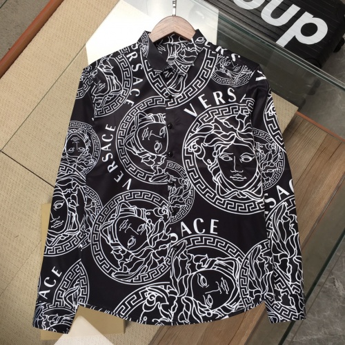 Versace Shirts Long Sleeved For Men #937151 $45.00 USD, Wholesale Replica Versace Shirts