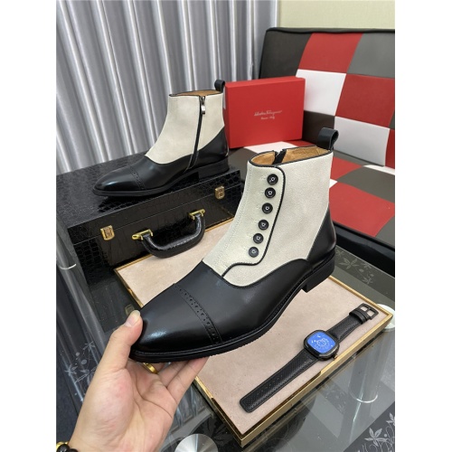 Replica Salvatore Ferragamo Boots For Men #937161 $88.00 USD for Wholesale