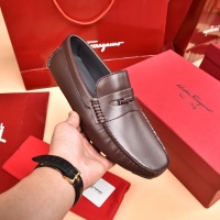 $80.00 USD Salvatore Ferragamo Leather Shoes For Men #930199
