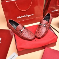 $80.00 USD Salvatore Ferragamo Leather Shoes For Men #930207