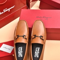 $80.00 USD Salvatore Ferragamo Leather Shoes For Men #930210