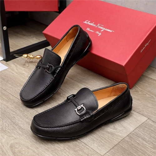 Ferragamo Salvatore FS Leather Shoes For Men #937380