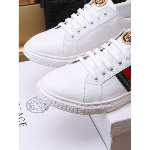 Replica Versace Casual Shoes For Men #937437 $80.00 USD for Wholesale
