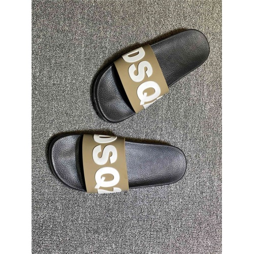 Replica Dsquared Slippers For Women #937458 $45.00 USD for Wholesale